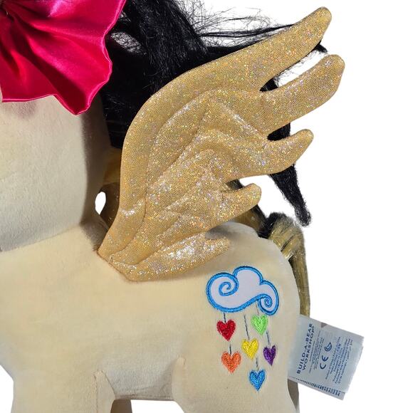 Build A Bear My Little Pony‎ Songbird Serenade Plush Rainbow Hearts - Picture 3 of 16